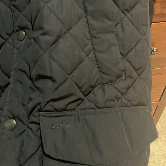 Barbour Devon Quilted Jacket Black XL - Picture 8 of 10